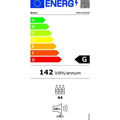 Cave à vin 44 bouteilles double zone noir Bosch KWK16ABGB