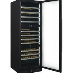 Cave à vin 110 bouteilles Le Chai LTN1430 encastrable noir 3 zones 11 clayettes bois