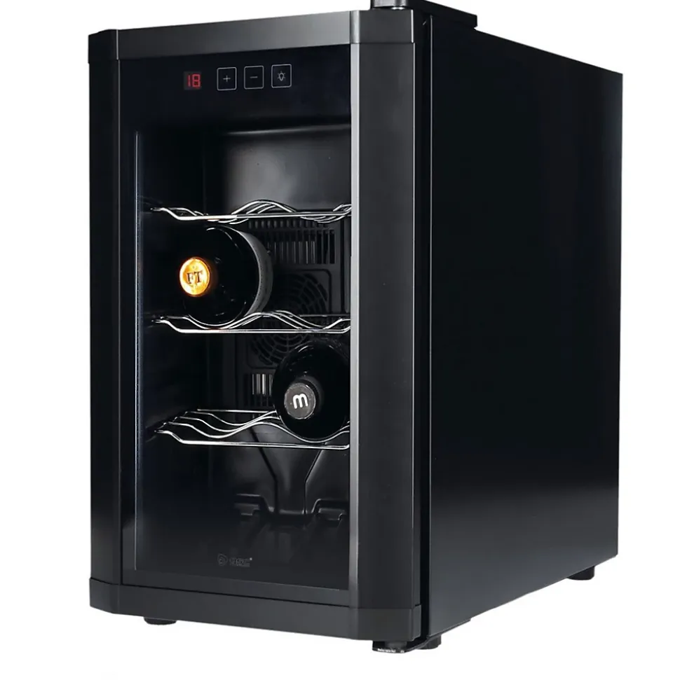 Cave à vin de service 8 bouteilles Double Vitrage Ecran LED Tactile - Petite cave à vin GSC