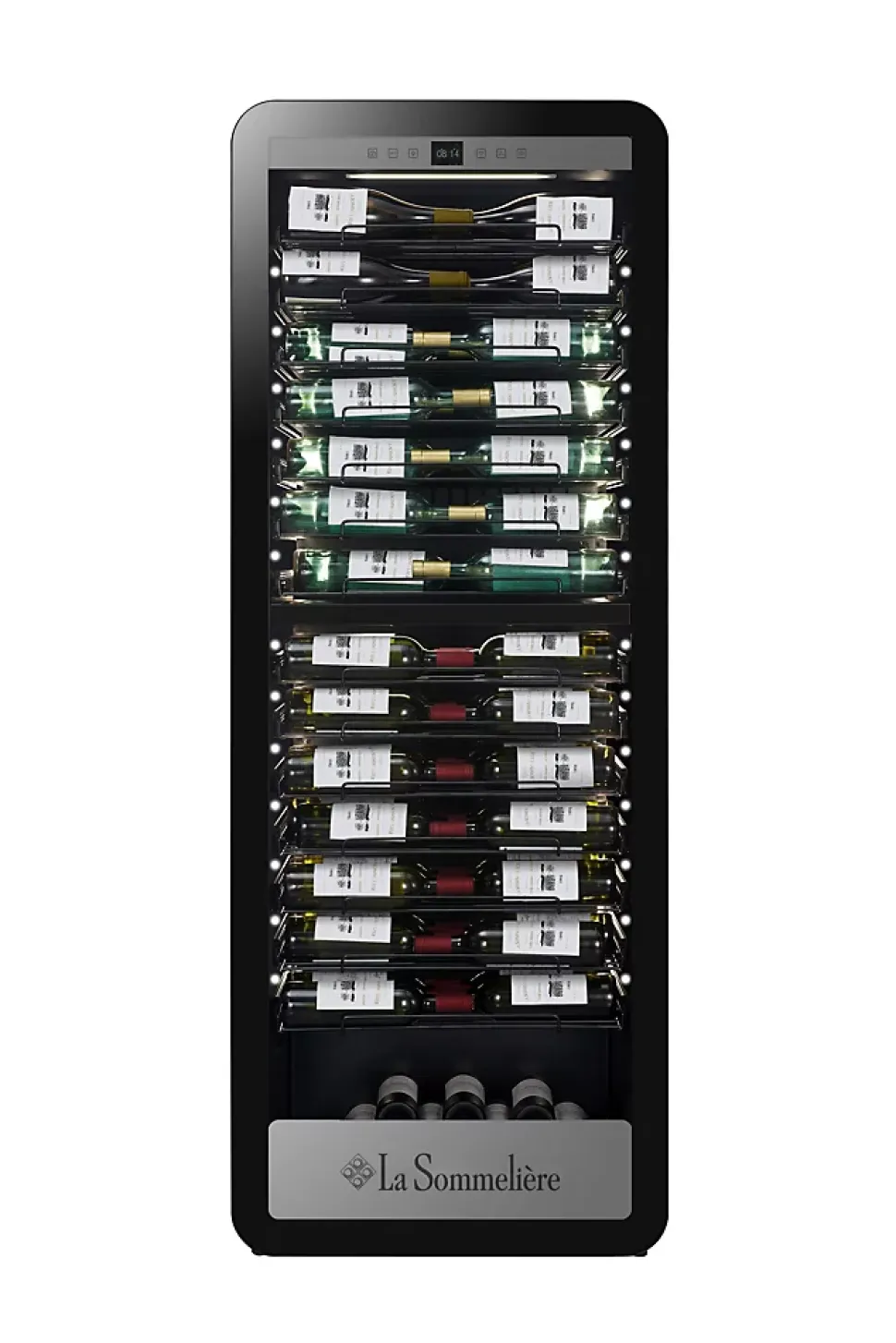 Cave à vin de Vieillissement APOGEE 185DZPRO Double Zone - 184 Bouteilles - La Sommelière