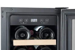 Cave à vin encastrable 20 bouteilles Inox Cooke & Lewis H.87 x L.30 x P.61,5 cm