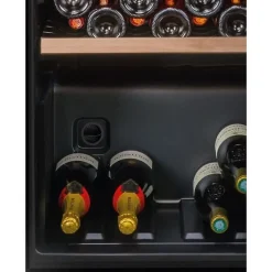 Cave a vin de vieillissement - LA SOMMELIERE - CTPNE147E - 147 bouteilles - Porte pleine - Classe E - 54 x 60 x 167,4 cm - Noir