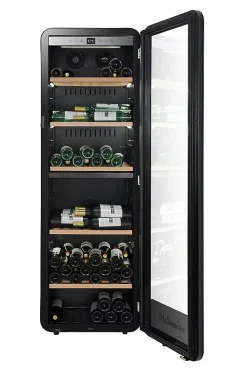 Cave de Vieillissement Double Zone APOGEE DZ - La Sommelière - Noir - l55.5- L0.1- P58- h177