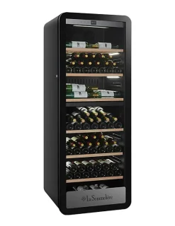 Cave de Vieillissement Double Zone APOGEE DZ - La Sommelière - Noir - l65.5- L0.1- P69- h177