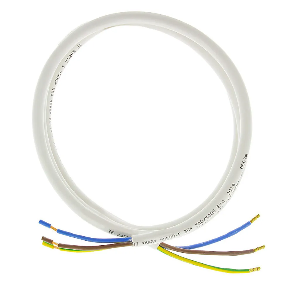 Câble HO5VVF 3G4 2 m C00295719 pour Cuisinière CARREFOUR HOME, HOTPOINT ARISTON, INDESIT, WHIRLPOOL