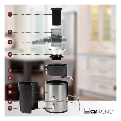 Centrifugeuse 1.5l 400W Clatronic AE 3666 Noir