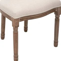 Chaise Cléon lin en cannage - Atmosphera