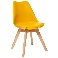 Chaise de table Baya Atmosphera H.81 cm jaune