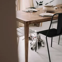 Chaise en métal anthracite Oviala