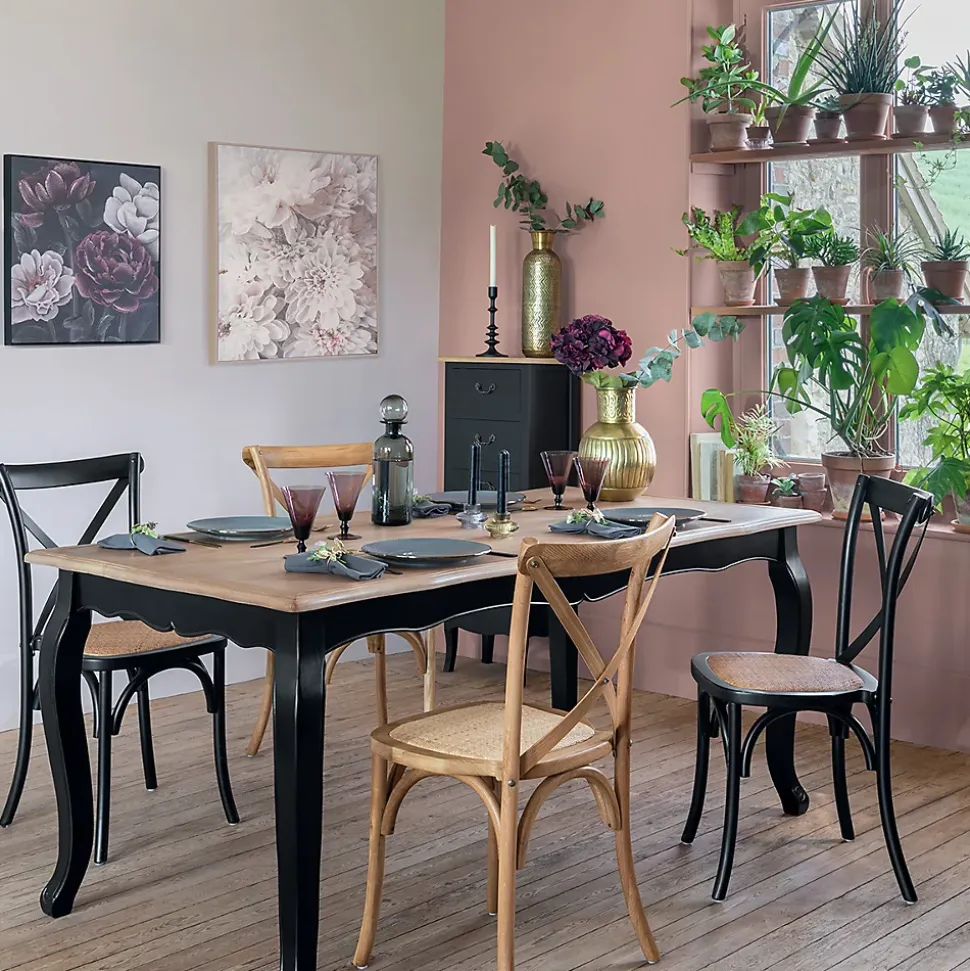 Chaise Isak - hêtre - noir - Atmosphera