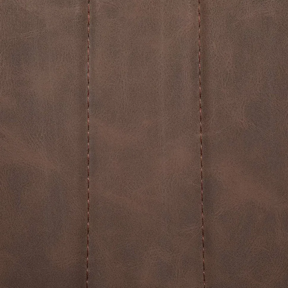 Chaise Olwen marron effet cuir - Atmosphera