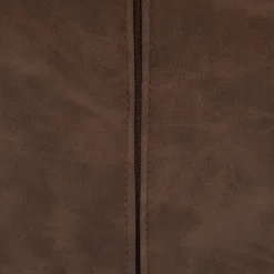 Chaise Olwen marron effet cuir - Atmosphera