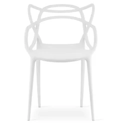 Chaise VALORA KATO - Design ergonomique moderne blanc x 4