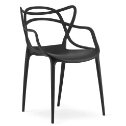 Chaise VALORA KATO - Design ergonomique moderne, Noir x 2