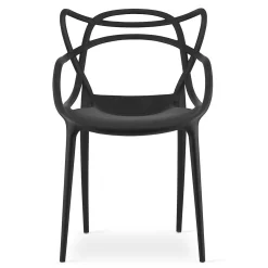 Chaise VALORA KATO - Design ergonomique moderne, Noir x 2