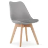 Chaise Valora RIKX grise, design ergonomique pour salon x3
