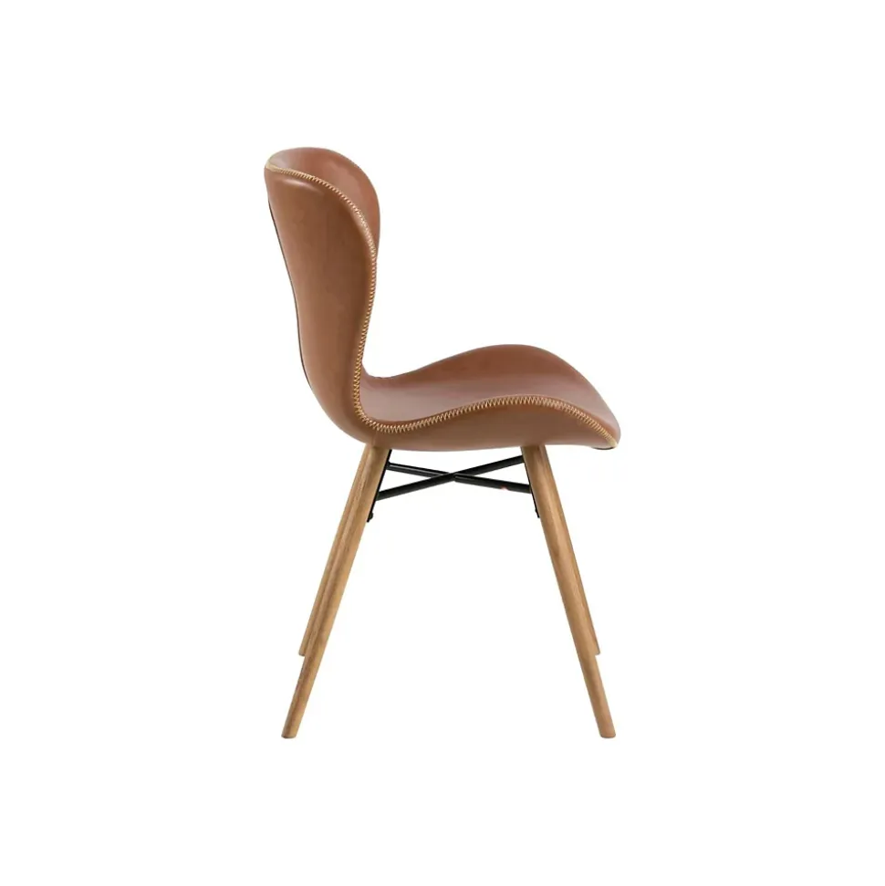 Chaises simili et bois (lot de 2) - MATILDA