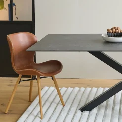 Chaises simili et bois (lot de 2) - MATILDA