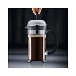 CHAMBORD - Cafetiere a piston BODUM , 8 tasses, 1.0 l, acier inox