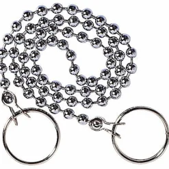 Chaînette longueur 300 mm avec 2 anneaux