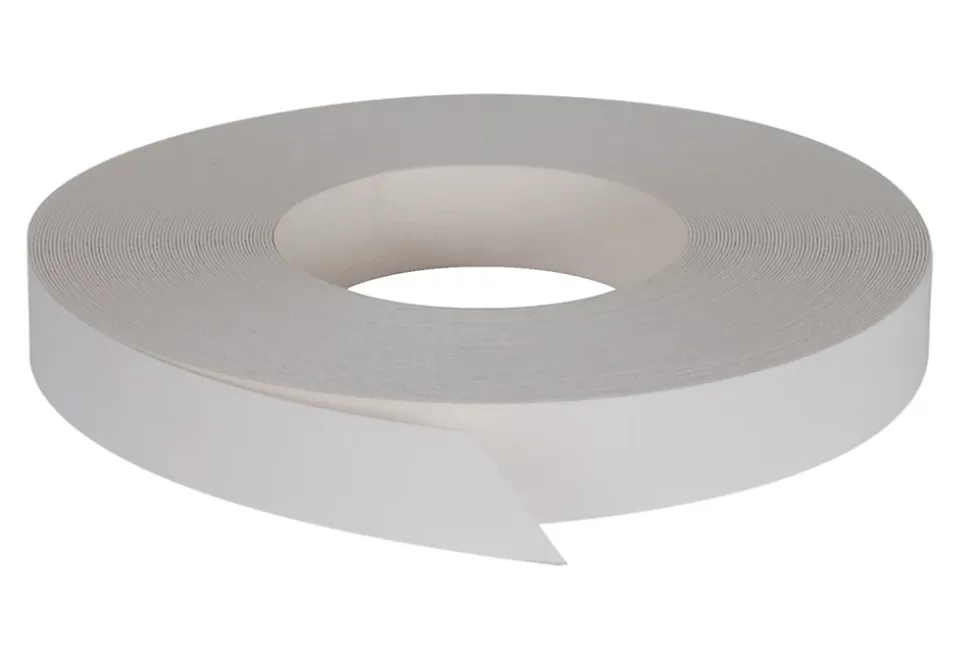 Chant mélaminé thermocollant Nordlinger Pro blanc 16 mm x 20 m