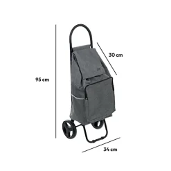 Chariot de course 2 roues Métal gris Nomade - 5Five