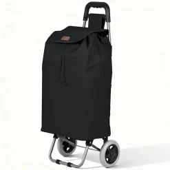 Chariot de courses 2 roues pliable 59L noir VOUNOT