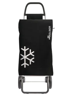 Chariot de courses 2 roues Rolser Igloo noir 40L H.104 x l.41 x P.32,5cm