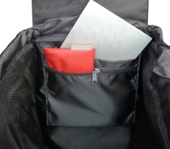 Chariot de courses 2 roues Rolser Imax noir et blanc à motif géométrique 43L H.104 x l.41 x P.32,5cm