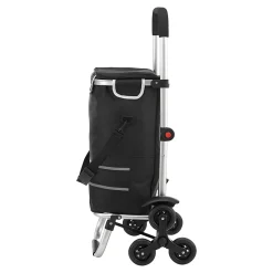Chariot de courses Neef noir en.casa