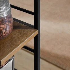 Chariot de cuisine avec 2 tiroirs et 3 étagères,Chariot de service,FKW111-PF,SoBuy