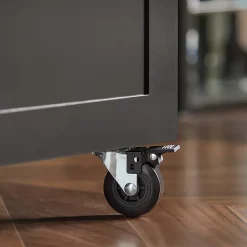 Chariot de Service à Roulettes,Meuble de Rangement Cuisine et Salon,Noir,FKW75-SCH,SoBuy