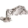 Charnière invisible à visser Sensys - Hettich - Angle d'ouverture 165 degré - Entraxe 52 mm - Coudure 9,5 mm