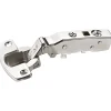 Charnière invisible à visser Sensys - Hettich - Angle d'ouverture 110 degré - Entraxe 52 mm - Coudure 0 mm