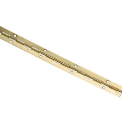 Charnière piano à nœud roulé en acier laitonné - Monin - 40 mm