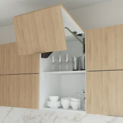 Charnière pliante A pour façade à fermeture amortie Enden 40/60°, 2 pièces