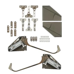 Charnière pliante B pour façade à fermeture amortie Enden 40/60°, 2 pièces