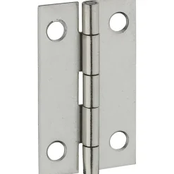 Charnière rectangulaire à nœud roulé simple feuille - Thirard - Inox