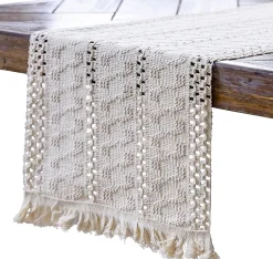 Chemin de Table Bohème Coton et Lin 30 x 140 cm