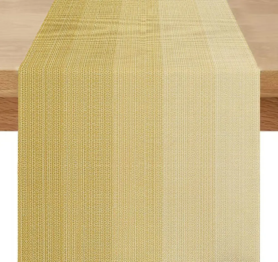 Chemin de Table Lin Jaune 40 x 140 cm