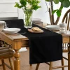 Chemin de Table Polyester Noir 40 x 180 cm