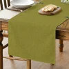 Chemin de Table Polyester Vert 40 x 100 cm