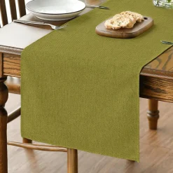 Chemin de Table Polyester Vert 40 x 100 cm