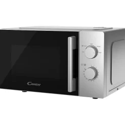 CMW20SMSLI Micro-ondes Mono CANDY Idea - 20L - MO : 700W - UI mécanique - 5 niveaux de puissance - Silver