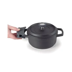 Cocotte 28 cm en fonte d'aluminium avec couvercle