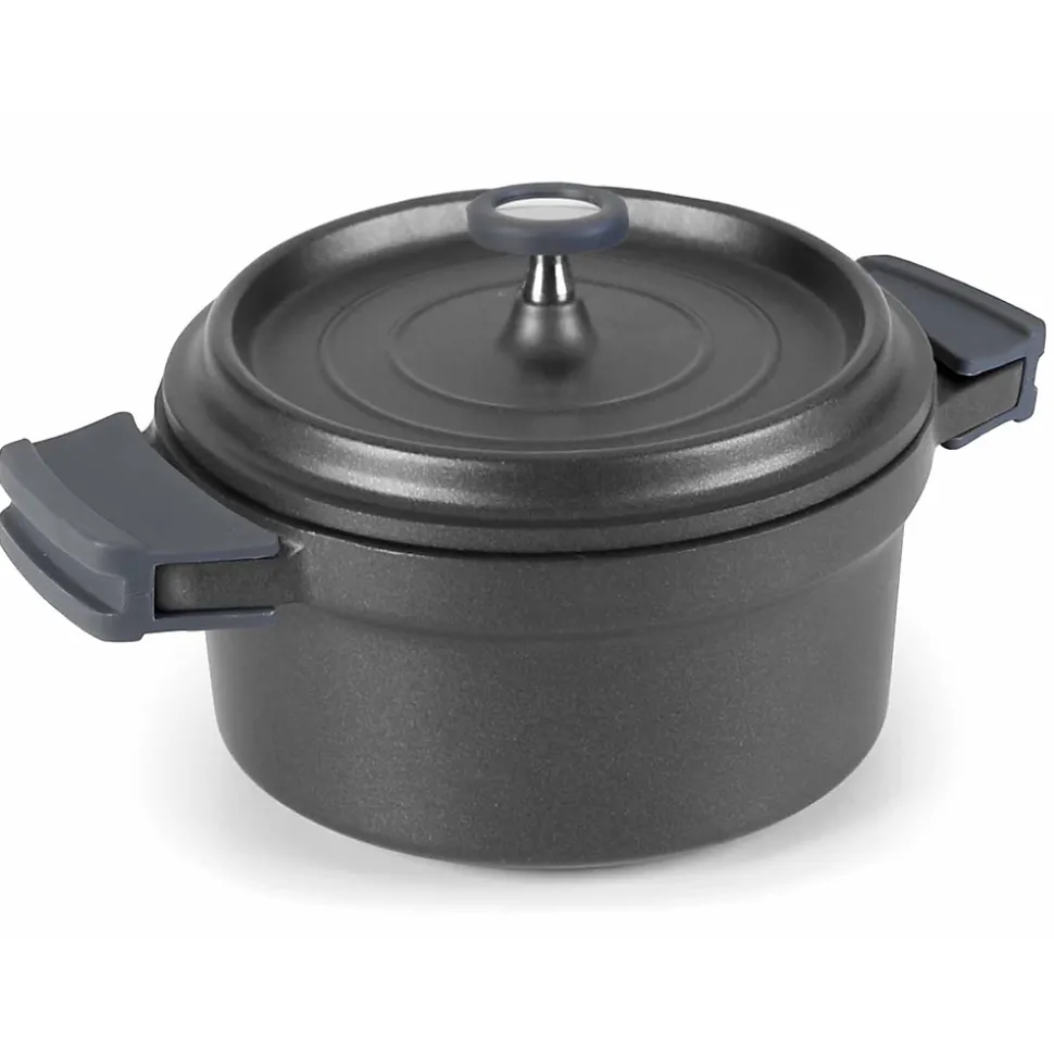 Cocotte 28 cm en fonte d'aluminium avec couvercle