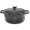 Cocotte 26 cm en fonte émaillée gris classique 4.5 L Elo