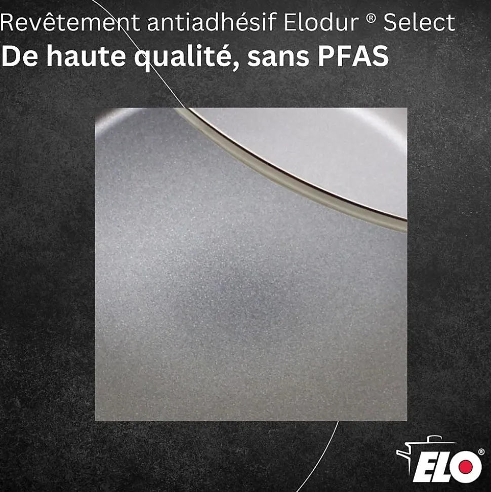 Cocotte 38 x 25 cm en fonte aluminium antiadhésive 7 L Elo Alucast