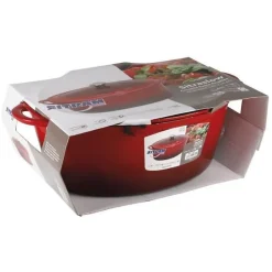 Cocotte ovale en fonte d'acier émaillée 36 cm - 9 L