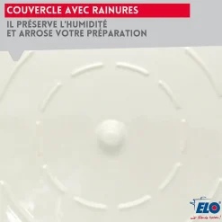 Cocotte ovale en fonte émaillée 33 cm de long rouge cerise 4,9 L Elo